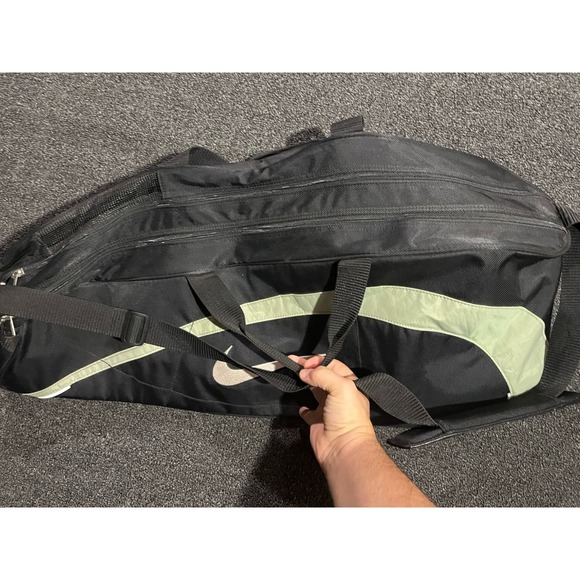 Nike Baseball Bat Bag Black White Swoosh‎ With Handles Storage Carrier - Picture 13 of 14